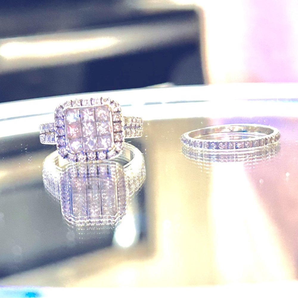 Jared’s Diamond Wedding ring w/Diamond band (2)